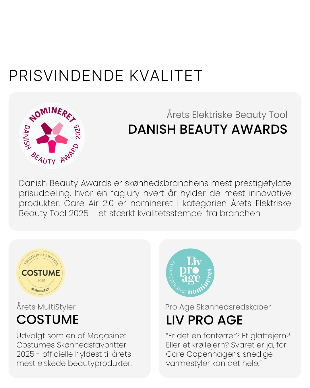 Care Copenhagen Care Air 2.0 MultiStyler awards
